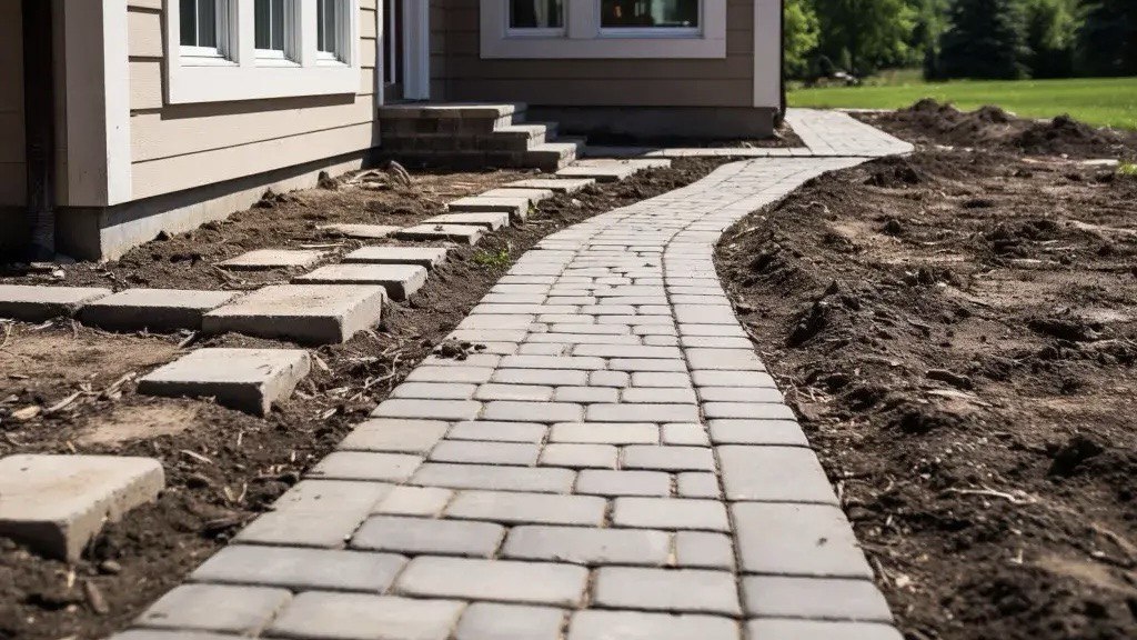 Сделал за выходные: отмостка без единого мешка цемента — не трескается и не требует ремонта